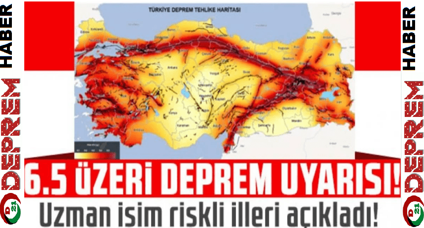 O bölgede her an 6,5 büyüklüğünde deprem olabilir 1 6,5 uzeri deprem uyarisi