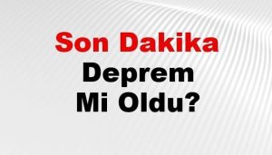 Son dakika Muğla’da deprem mi oldu? Az önce deprem Muğla’da nerede oldu? Muğla deprem…